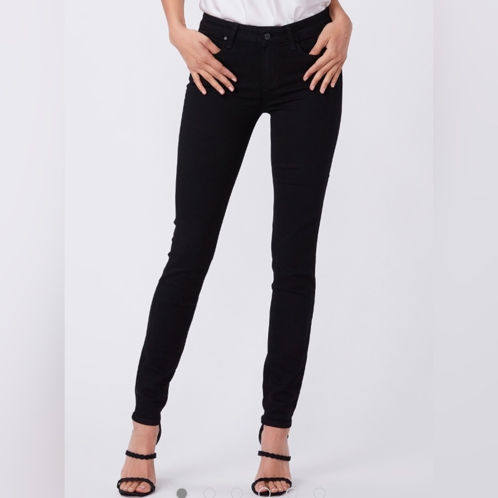 Paige Denim Black Skinny Jeans